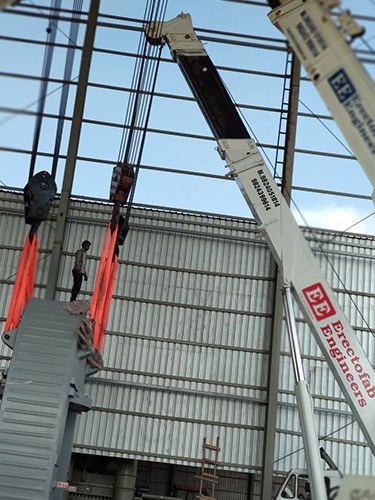 Material lifting crane