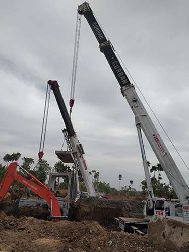 Truck mounted crane